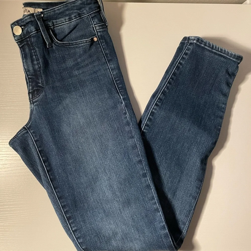 Athleta sculptek ultra skinny jean medium wash - Picture 1 of 4